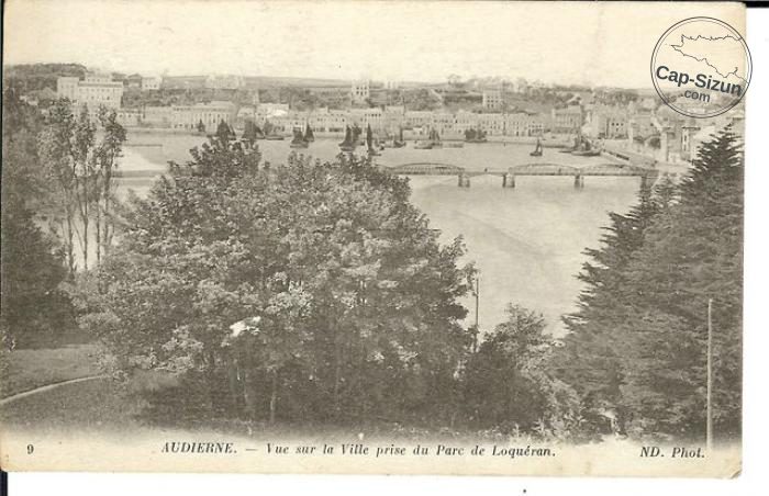 Audierne, le port vu de Locquéran