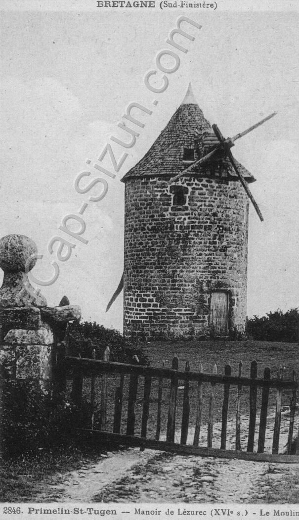 Primelin, moulin à vent de Lezurec