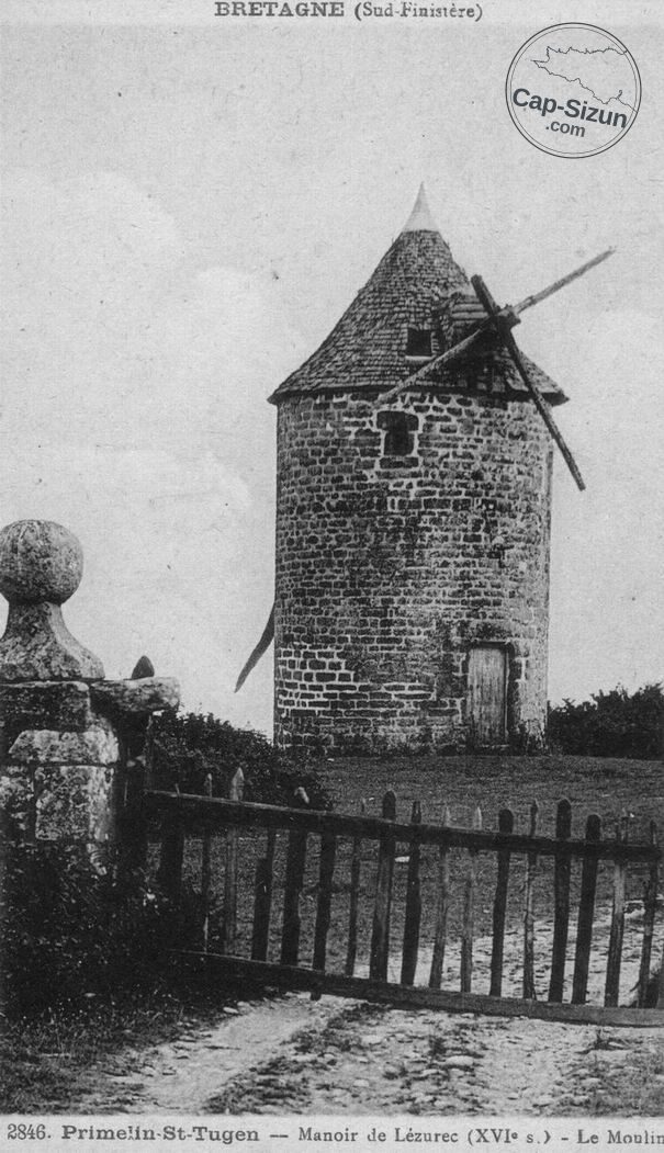 Primelin, moulin à vent de Lezurec