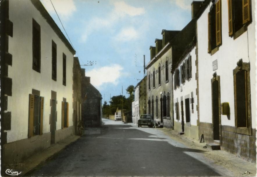 La rue du Castelmeur de Cléden-Cap-Sizun