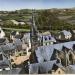 L'Eglise de Cleden-Cap-Sizun vue d'Avion