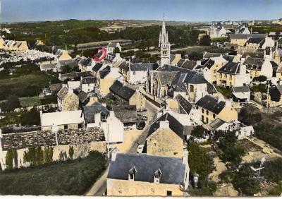 En avion au dessus de Cléden-Cap-Sizun