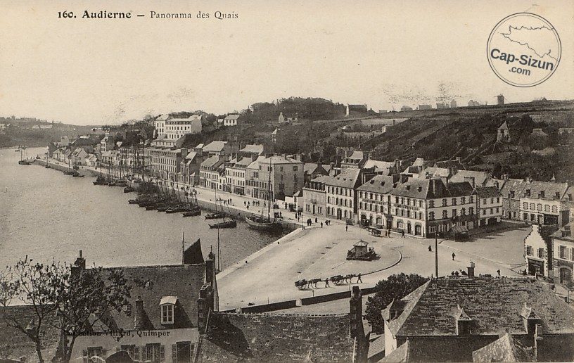 Audierne, panorama des quais