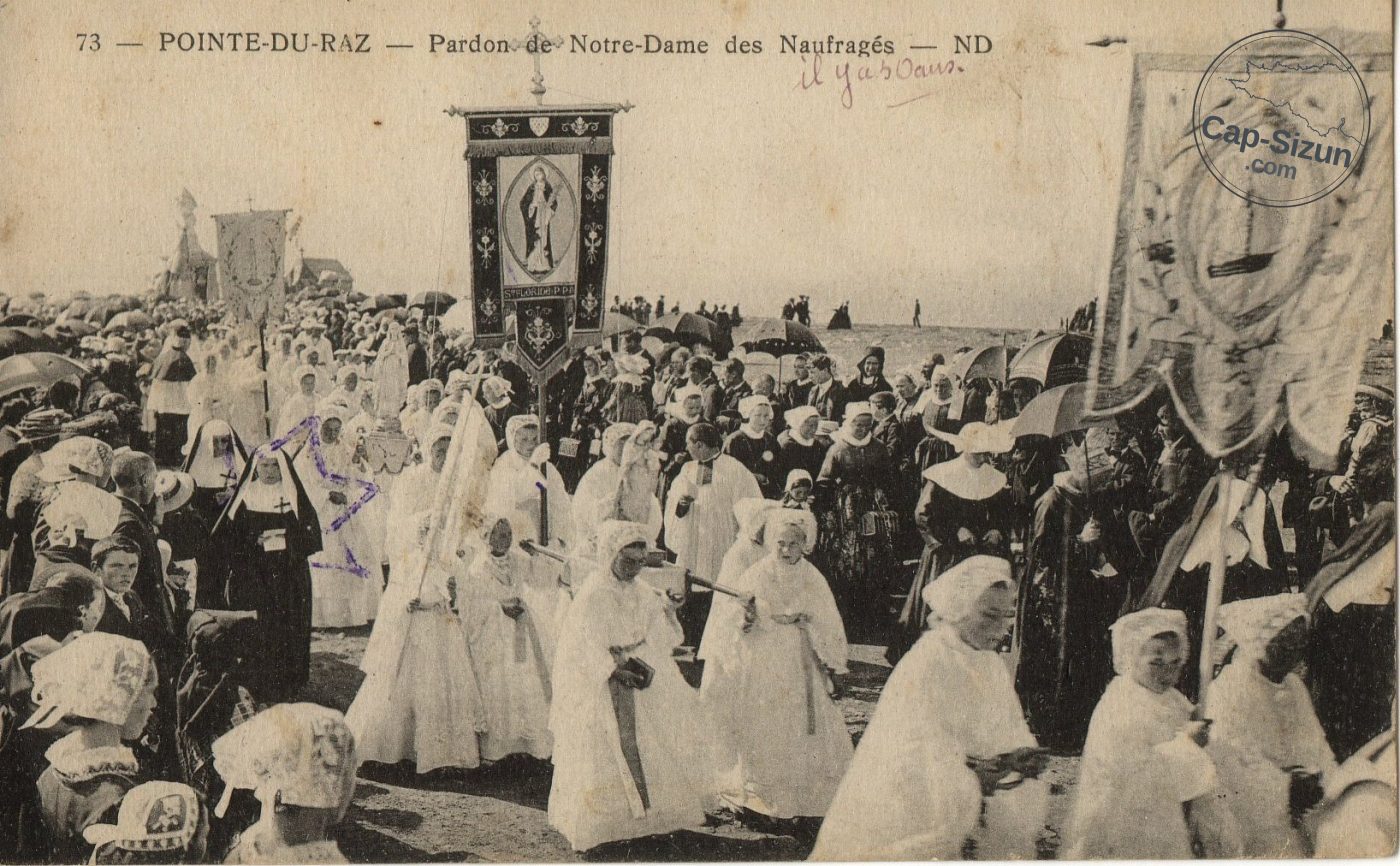 Pardon de Notre Dame des Naufragés à la pointe du Raz début 1900
