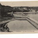 Audierne, la jetée et la passerelle