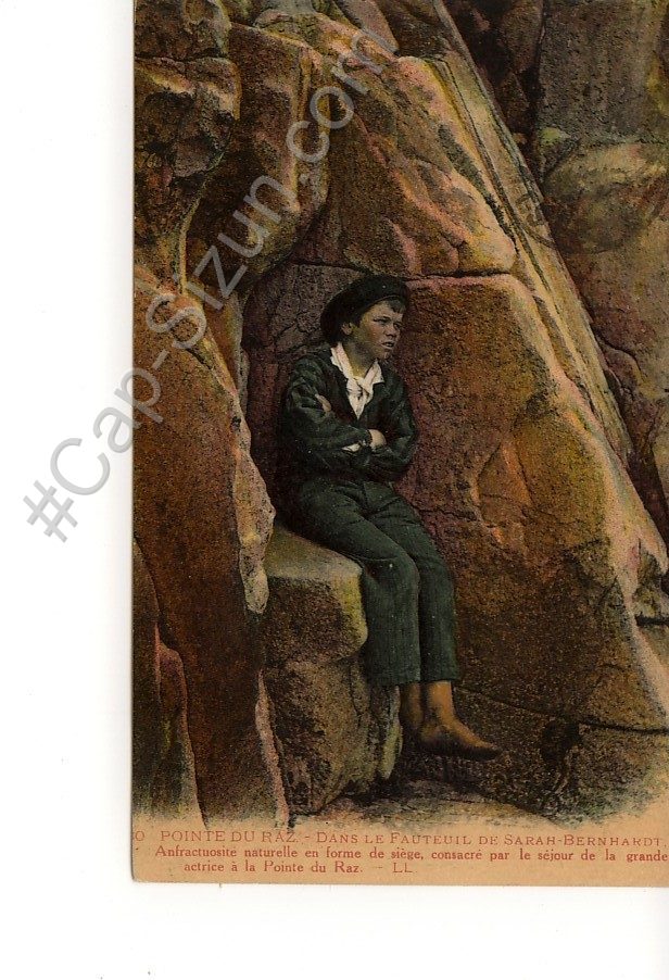 Pointe du Raz, le fauteuil de Sarah Bernardt