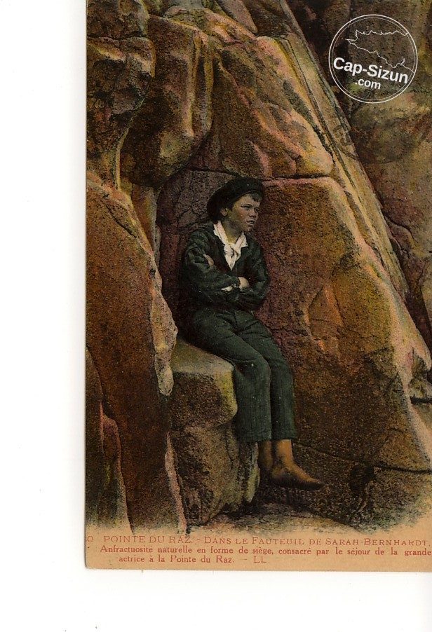 Pointe du Raz, le fauteuil de Sarah Bernardt